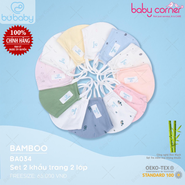  Khẩu Trang Bamboo BU - Free size 