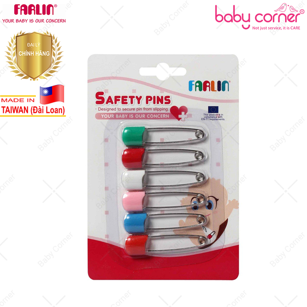  Kim băng an toàn (gài yếm, tã) Farlin (BF-121-6) 