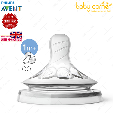  Set 2 Núm Ti Mô Phỏng Tự Nhiên Philips Avent, Cho Bé Từ 0 Tháng, 1 Tháng, 3 Tháng, 6 Tháng, Y CUT, 9 Tháng 