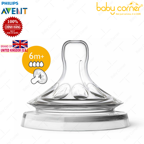  Set 2 Núm Ti Mô Phỏng Tự Nhiên Philips Avent, Cho Bé Từ 0 Tháng, 1 Tháng, 3 Tháng, 6 Tháng, Y CUT, 9 Tháng 