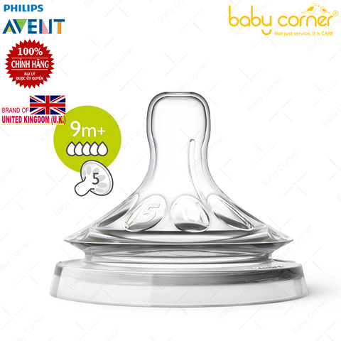  Set 2 Núm Ti Mô Phỏng Tự Nhiên Philips Avent, Cho Bé Từ 0 Tháng, 1 Tháng, 3 Tháng, 6 Tháng, Y CUT, 9 Tháng 
