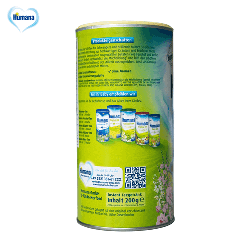  Trà Thảo Mộc Tăng Tiết Sữa Humana Still Tee - Hộp 200g (dành cho mẹ cho con bú) 