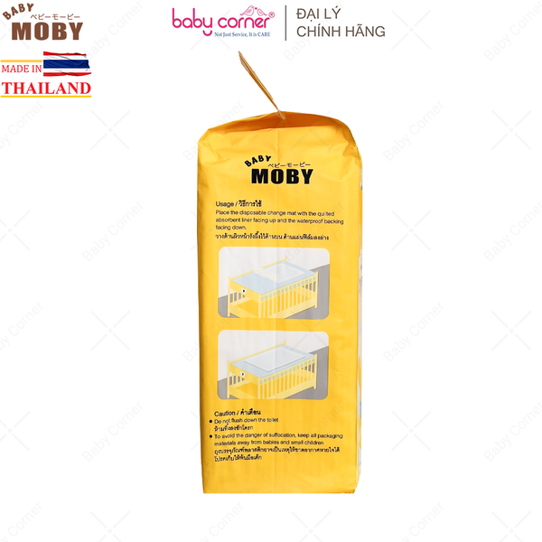  Bỉm Miếng Vệ Sinh Moby 45 x 60cm (10 miếng) 