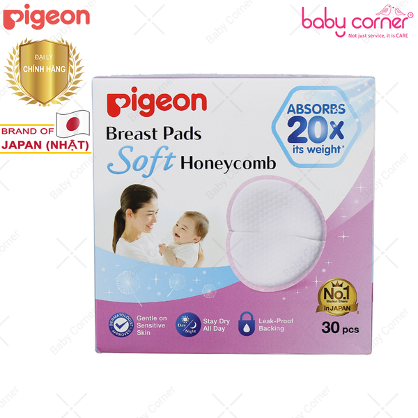  Tấm lót thấm sữa Pigeon (Hộp 30 miếng) 