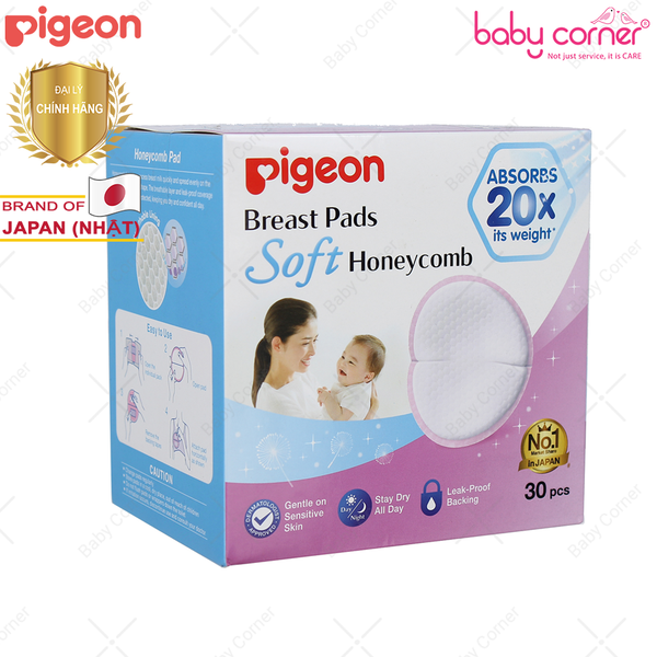  Tấm lót thấm sữa Pigeon (Hộp 30 miếng) 