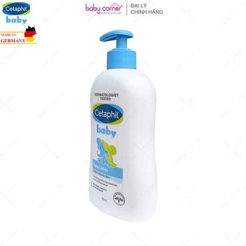  Sữa Dưỡng Thể Toàn Thân CETAPHIL BABY Daily Lotion, Từ Sơ Sinh, 400ML 