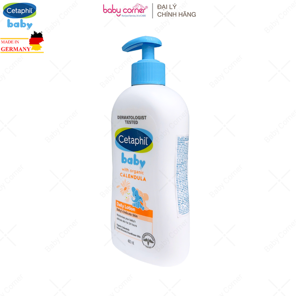  Sữa Dưỡng Thể Toàn Thân Cetaphil Baby Daily Lotion Tinh Chất Hoa Cúc Hữu Cơ, Từ Sơ Sinh, 50ml/ 400ml 