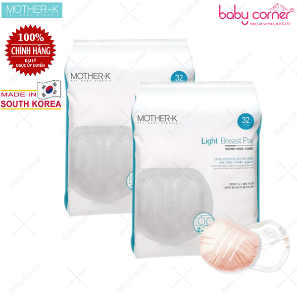  Lót thấm sữa Mother-K Hàn Quốc (Hộp 32cái) 