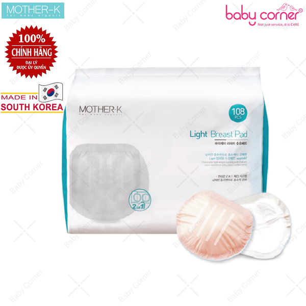  Lót thấm sữa Mother-K Hàn Quốc (Hộp 108cái) 