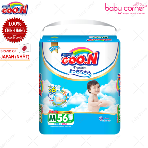  Tã QUẦN GOO.N Premium Slim M56 (56 cái) Cho Bé 7~12kg 