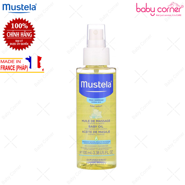  Dầu Massage Mustela Baby Oil (100ml) 