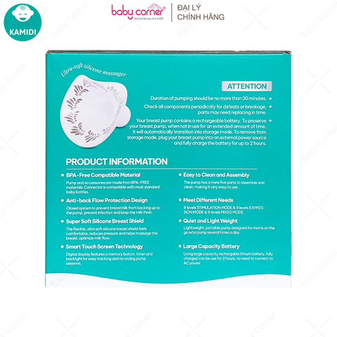  Máy Hút Sữa Điện Đôi KAMIDI Max 