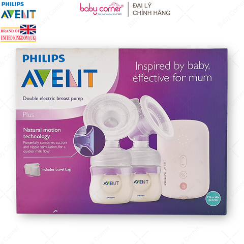  Máy Hút Sữa Điện Đôi PHILIPS AVENT Eureka, SCF393.11 