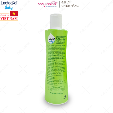  Sữa Tắm Gội Hằng Ngày Cho Bé Lactacyd Milky 