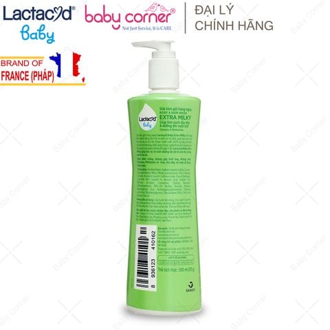  Sữa Tắm Gội Hằng Ngày Cho Bé Lactacyd Milky 
