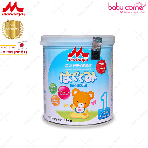  Sữa Morinaga Hagakumi (Số 1) Cho Bé 0-6 Tháng - 320gr (nhập Nhật) 