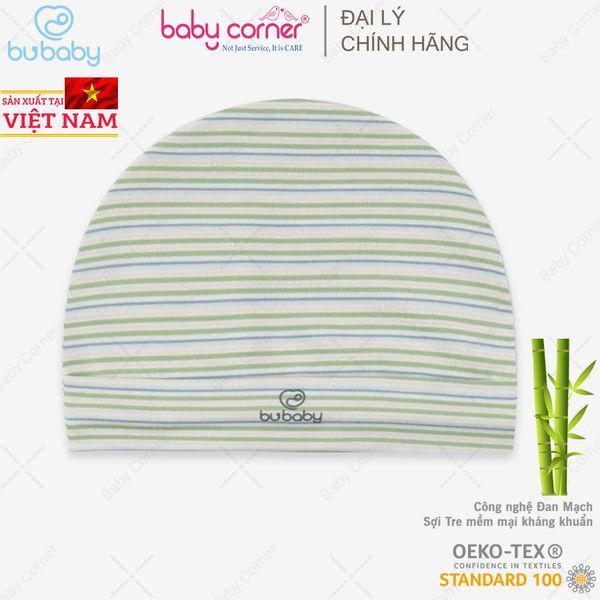  Mũ Tròn BU Sợi Tre Cho Bé 0 - 3M 
