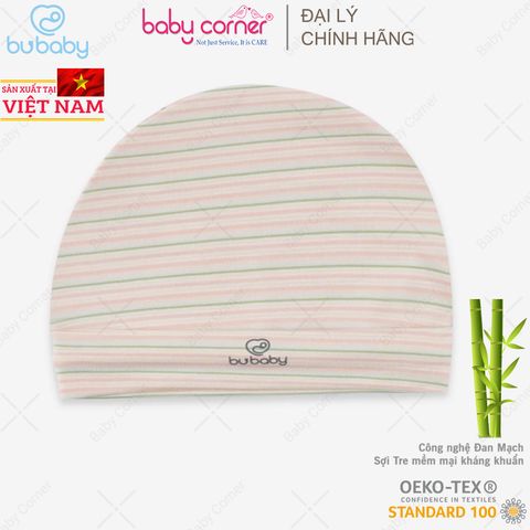  Mũ Tròn BU Sợi Tre Cho Bé 0 - 3M 