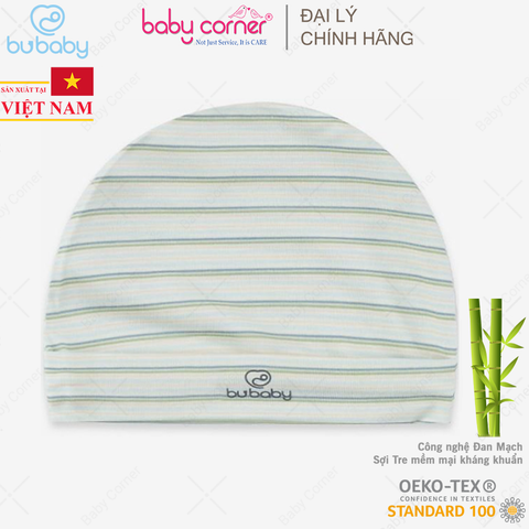  Mũ Tròn BU Sợi Tre Cho Bé 0 - 3M 