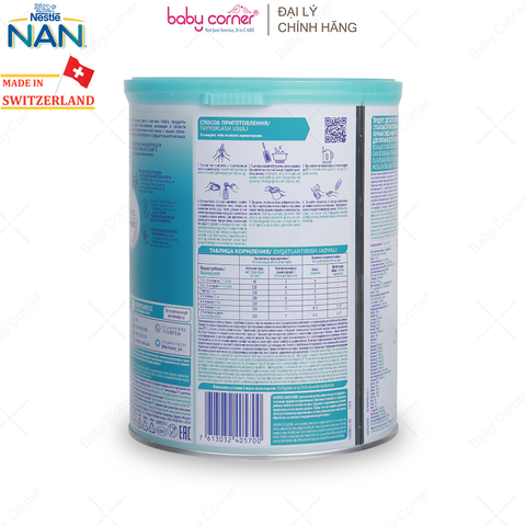  Sữa Bột NAN Nga Số 1, 800g, Cho Bé Từ 0-6M 