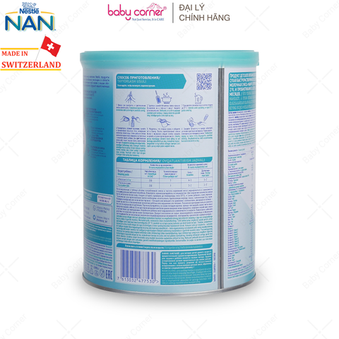  Sữa Bột NAN Nga Số 2, 800g, Cho Bé Từ 6-12M 