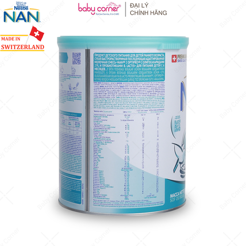  Sữa Bột NAN Nga Số 2, 800g, Cho Bé Từ 6-12M 