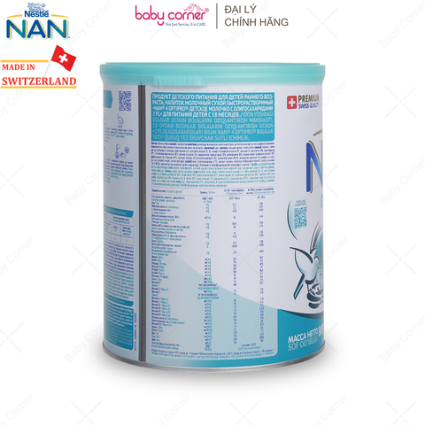  Sữa Bột NAN Nga Số 4, 800g, Cho Bé Từ 18M Trở Lên 