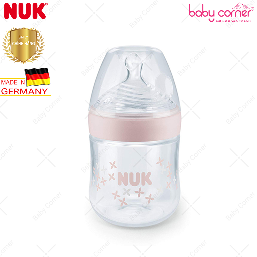  Bình Sữa NUK NATURE SENSE Nhựa PP (Núm Ti S1), 150ml, Cho Bé 0 - 6 Tháng Tuổi 