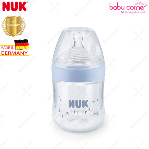  Bình Sữa NUK NATURE SENSE Nhựa PP (Núm Ti S1), 150ml, Cho Bé 0 - 6 Tháng Tuổi 