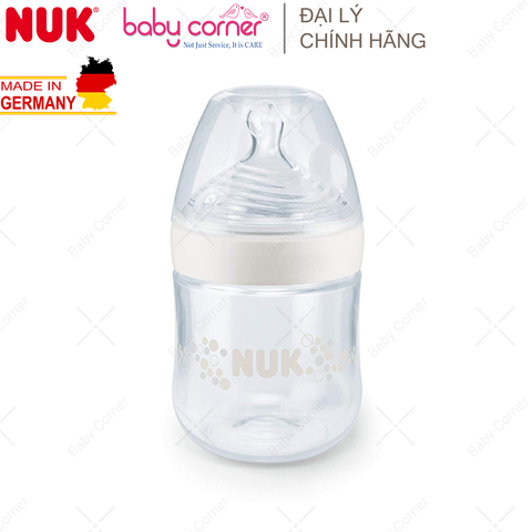  Bình Sữa NUK NATURE SENSE Nhựa PP (Núm Ti S1), 150ml, Cho Bé 0 - 6 Tháng Tuổi 