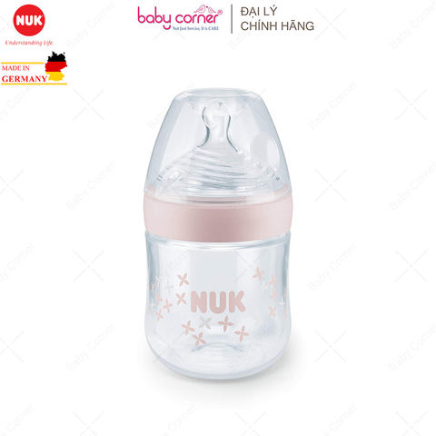  Bình Sữa NUK NATURE SENSE Nhựa PP (Núm Ti S1), 150ml, Cho Bé 0 - 6 Tháng Tuổi 