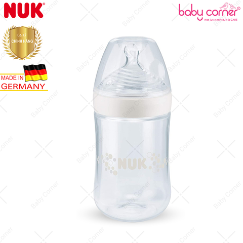  Bình Sữa NUK NATURE SENSE Nhựa PP (Núm Ti S1), 260ml, Bé 0 - 6 Tháng Tuổi 
