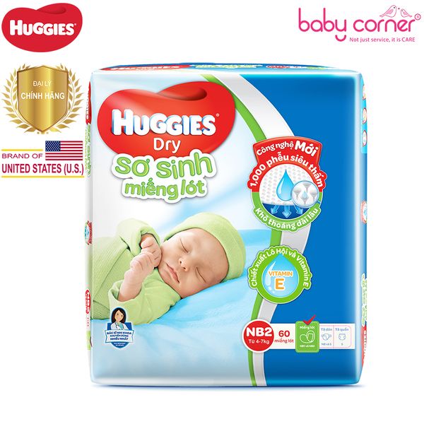  Miếng Lót Huggies Số 2 60 