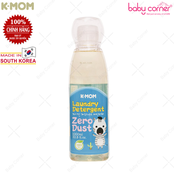  Nước giặt Zero Dust K-mom Hàn Quốc (xanh dương) 1000ml 