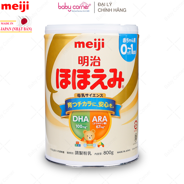  Sữa Bột MEIJI Nội Địa Nhật 0-1 Tuổi, 800g 