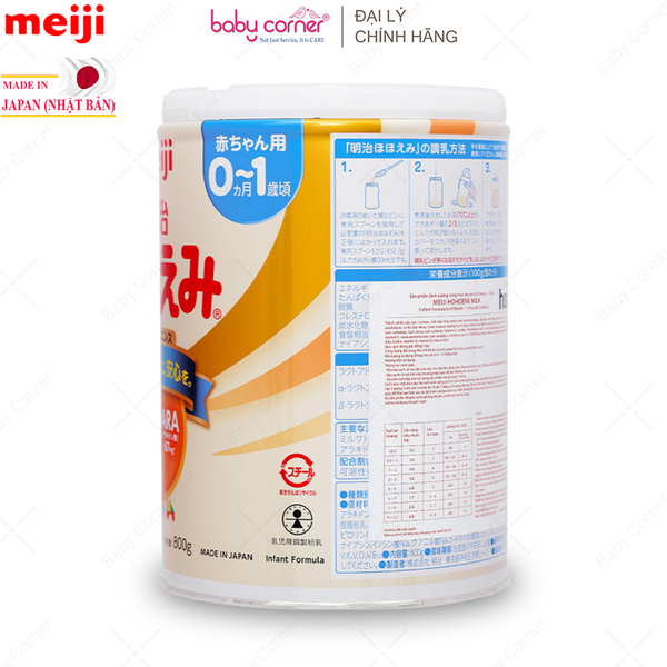  Sữa Bột MEIJI Nội Địa Nhật 0-1 Tuổi, 800g 