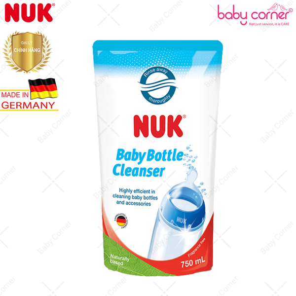  Nước Rửa Bình Sữa & Dụng Cụ NUK - Túi 750ml 