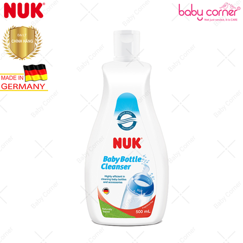  Nước Rửa Bình Sữa & Dụng Cụ NUK - 500ml 
