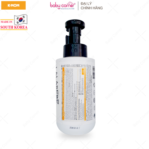  Nước Rửa Bình Thuần Chay Lalabebe K-mom Hàn Quốc, Chai Tạo Bọt 500ML 