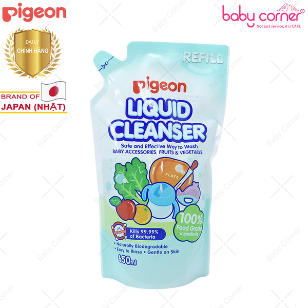  Nước rửa bình sữa Pigeon dạng túi 
