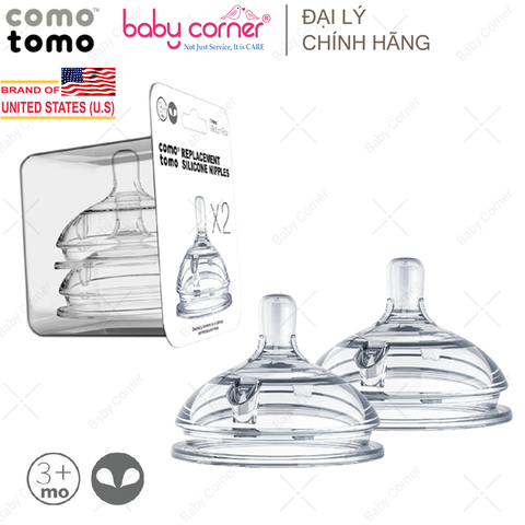 Bộ 2 Núm Ti Comotomo (Nhiều Size) 