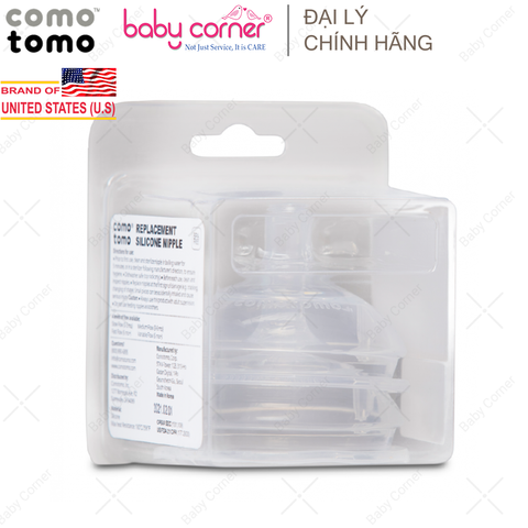  Bộ 2 Núm Ti Comotomo (Nhiều Size) 