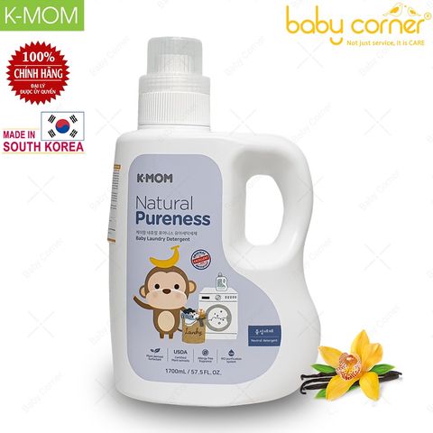  Nước Giặt Đồ Sơ Sinh Hữu Cơ K-mom -  Chai 1700ml 