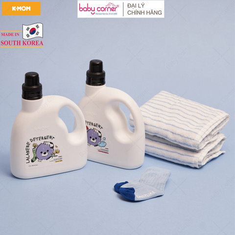  Nước Giặt Thuần Chay Lalabebe K-mom Hàn Quốc, Chai 1700ML 