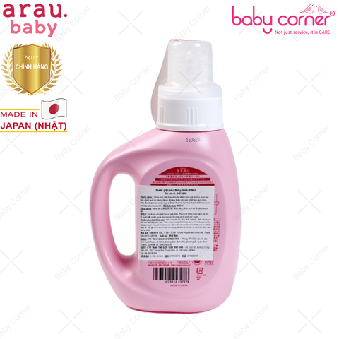  COMBO Nước Giặt Thảo Mộc Arau Baby Chai 800ml và Túi 720ml 