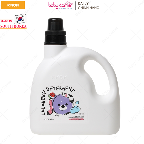  Nước Giặt Thuần Chay Lalabebe K-mom Hàn Quốc, Chai 1700ML 