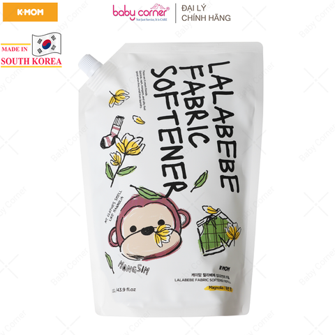  Nước Xả Thuần Chay Lalabebe K-mom Hàn Quốc, Túi 1300ML 