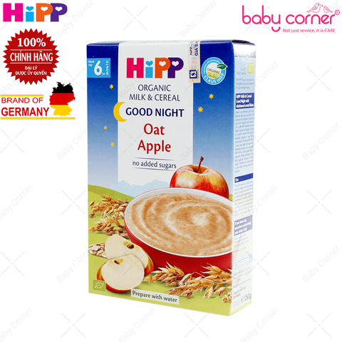  Bột Sữa Ăn Dặm HIPP - Chúc Ngủ Ngon Yến Mạch Táo Tây (Cho Bé Từ 6 Tháng Tuổi) - 250g 