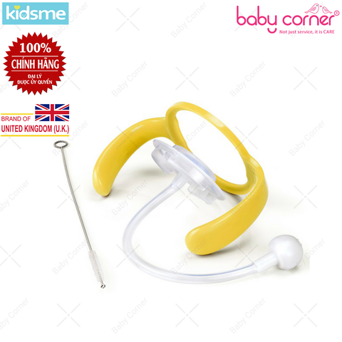  Bộ Phụ Kiện Bình Sữa Cổ Rộng Kidsme (Gồm Bàn Chải, Nắp, Quai Cầm, Ông Hút) 
