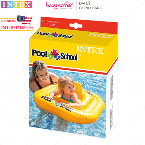  Phao Bơi Chống Lật Cao Cấp INTEX Hình Vuông 79cm 